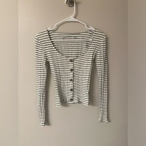 Aeropostale Striped Long Sleeve Size Small